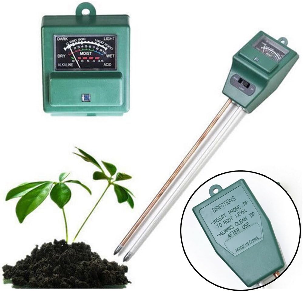 3 in 1 PH Tester Soil Water Moisture Meter Indoor/Outdoor Plant Monitor Humidity Hygrometer Garden Sensor
