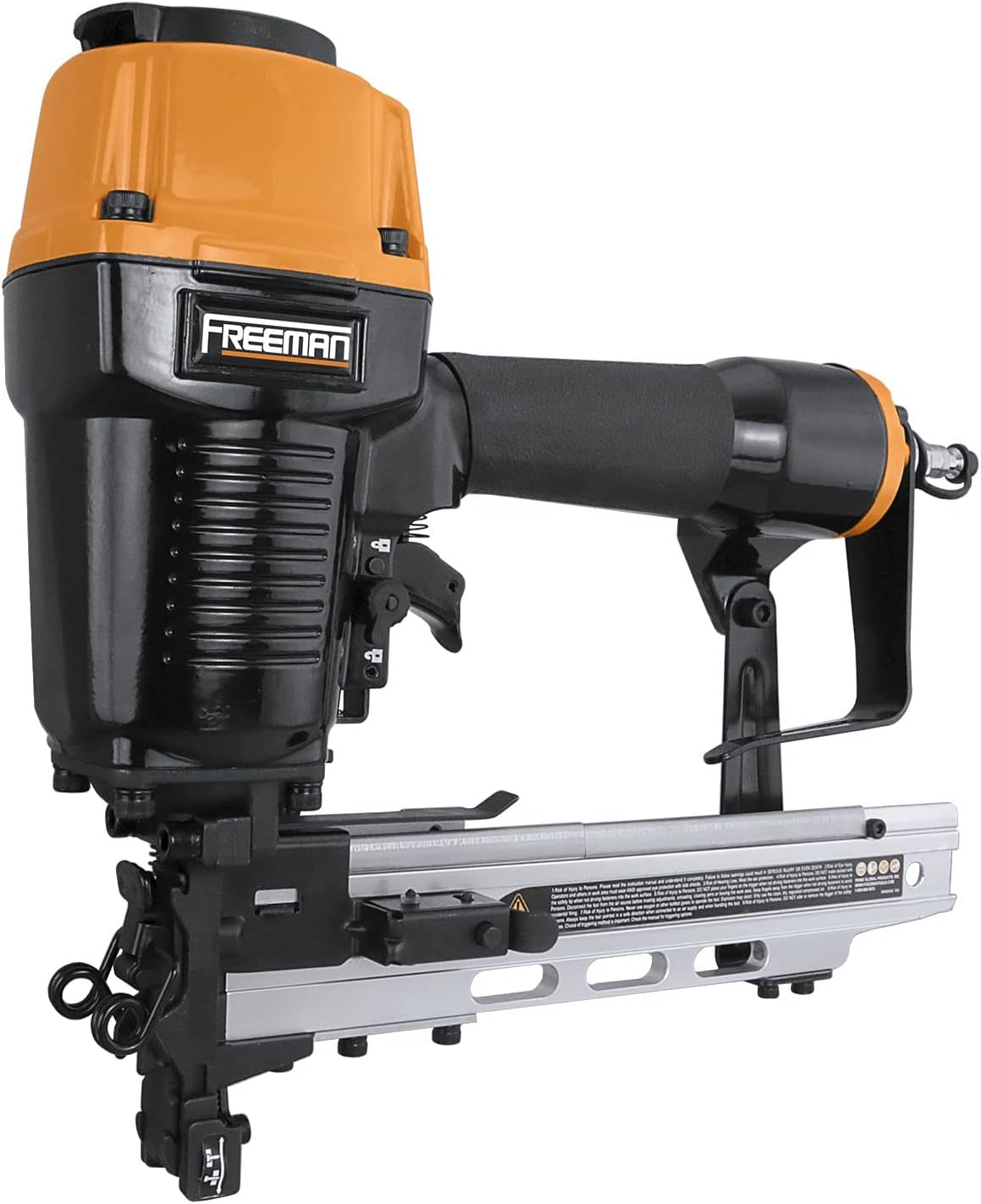 FreemanPFS105 Pneumatic 10.5-Gauge 1-9/16" Fencing Stapler with Adjustable Metal Belt Hook and Case