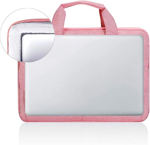 Miniatura 3 de LANDICI Funda de transporte para laptop de 13 a 14 pulgadas con correa para el hombro, funda delgada e impermeable para computadora compatible con