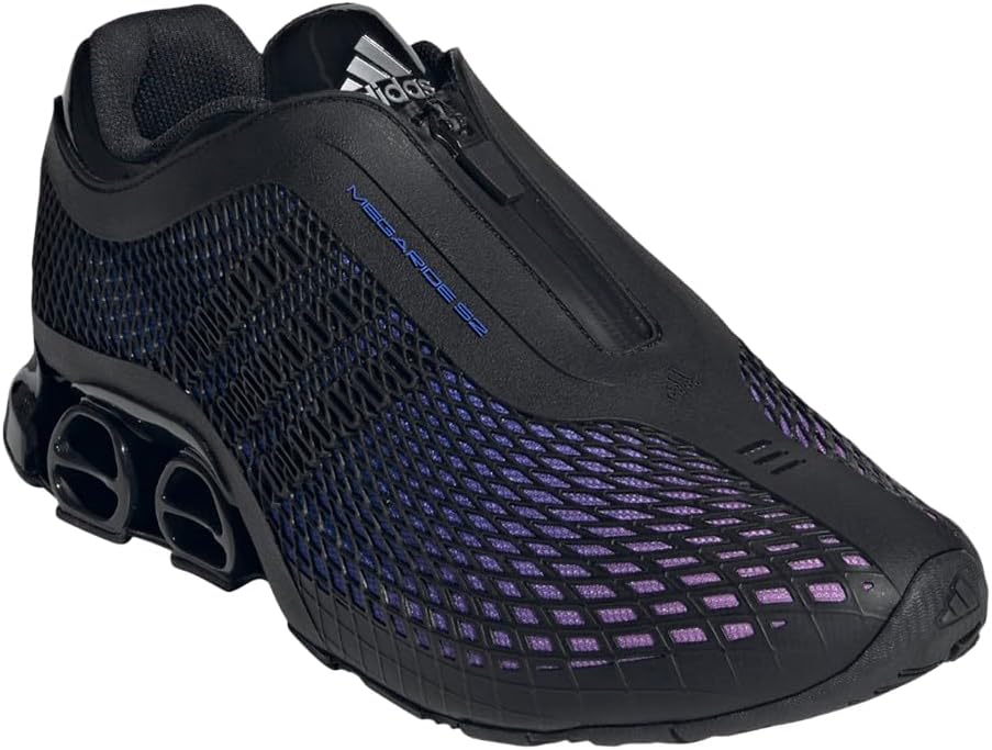 adidas CBLACK/HIRBLU/Supcol Unisex MEGARIDE S2 Core blackHi-res Blue/Supplier Colour 4.5 US, Wide Men - Image 2