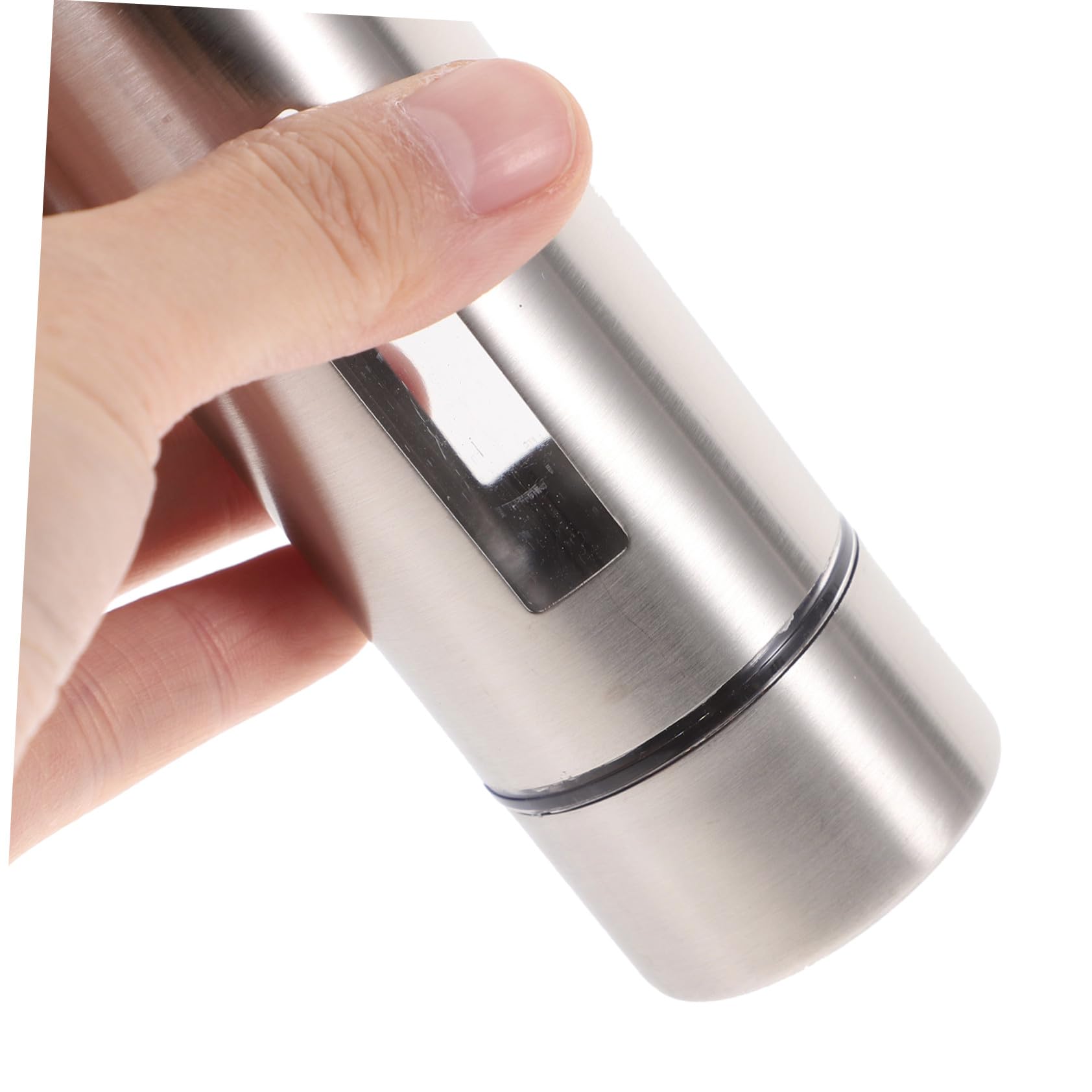 Gatuida Contenedores de Condimentos Botellas Transparentes Juego de 4 de Acero Inoxidable Diseño Extraíble y Base para Cocina en Casa para Sal, Pimienta y Vinagre