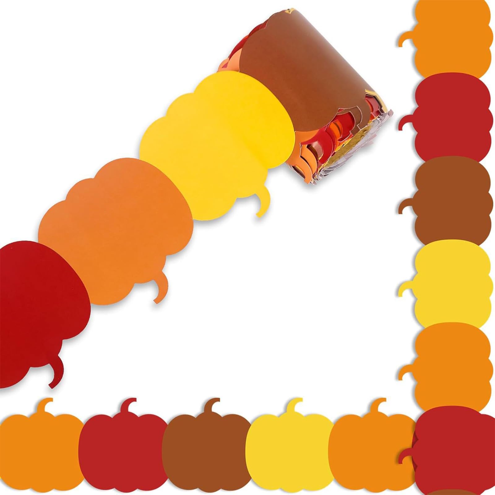 32.8ft Pumpkin Border Trim for Bulletin Board Notice Boards Classroom Chalkboards Decoration Bulletin Boards Borders Classroom Borders