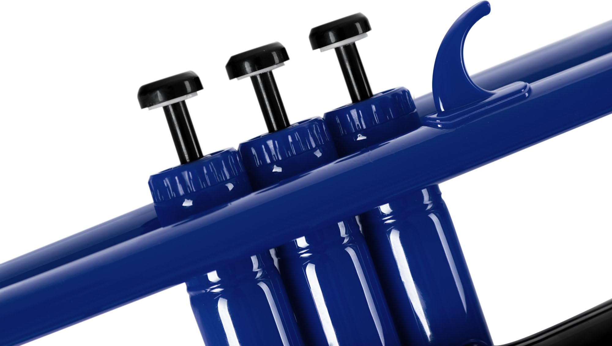 Classic Cantabile MardiBrass ABS Kunststoff Trompete - Perinet-Ventile - 510g leicht - Bohrung: 11,6 mm - inkl. Mundstück und Gigbag - blau