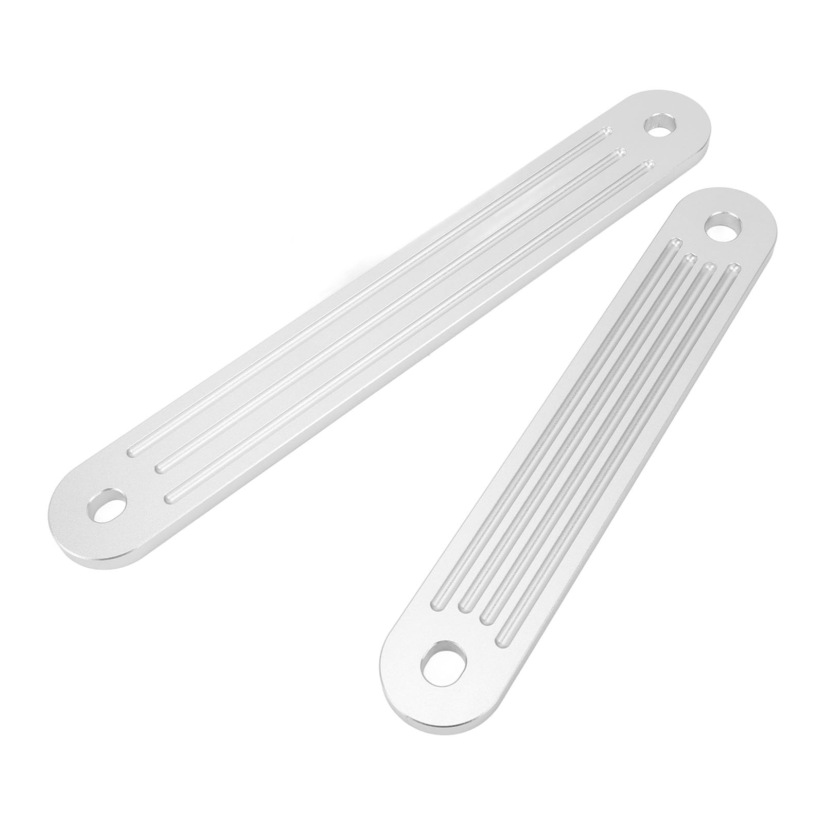 2 szt. Zestaw płyt wsporczych pawęży do górnych i dolnych otworów na śruby łodzi 3001.8067 Aluminium 15 x 2 cale 12 x 2 cale