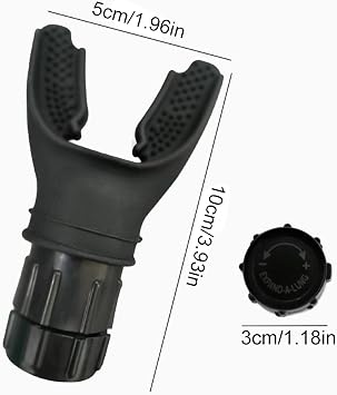 Lung Trainer for Athletes - 12cm Portable Breathing Device, Adjustable Intensity Knob, Strength Booster, Endurance Enhancer | Adult Respiratory Trainer for Sports Fitness Daily Workout Use