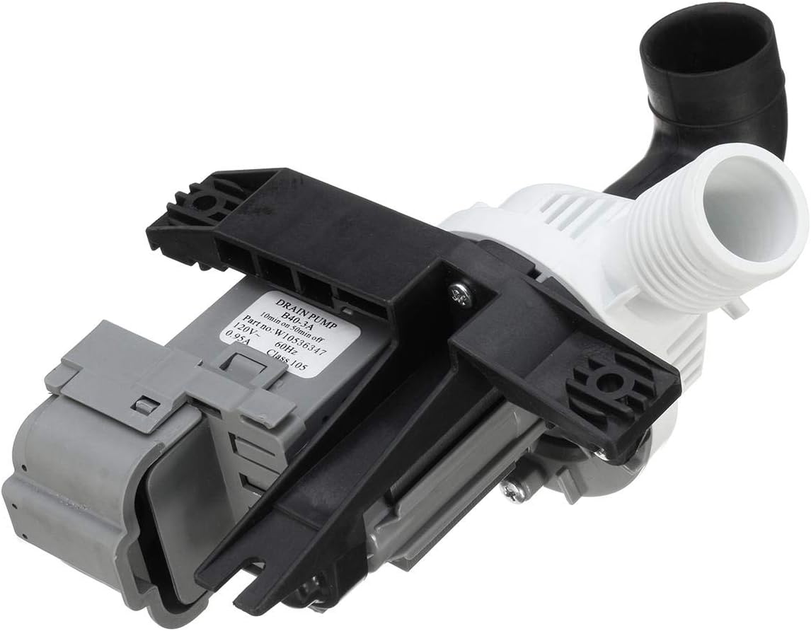Washer Drain Pump Exact fit for Whirlpool WTW6200VW1, Whirlpool WTW6600SB3, Whirlpool 7MWTW7800XW0, Kenmore 11027032603, Kenmore 11027082605