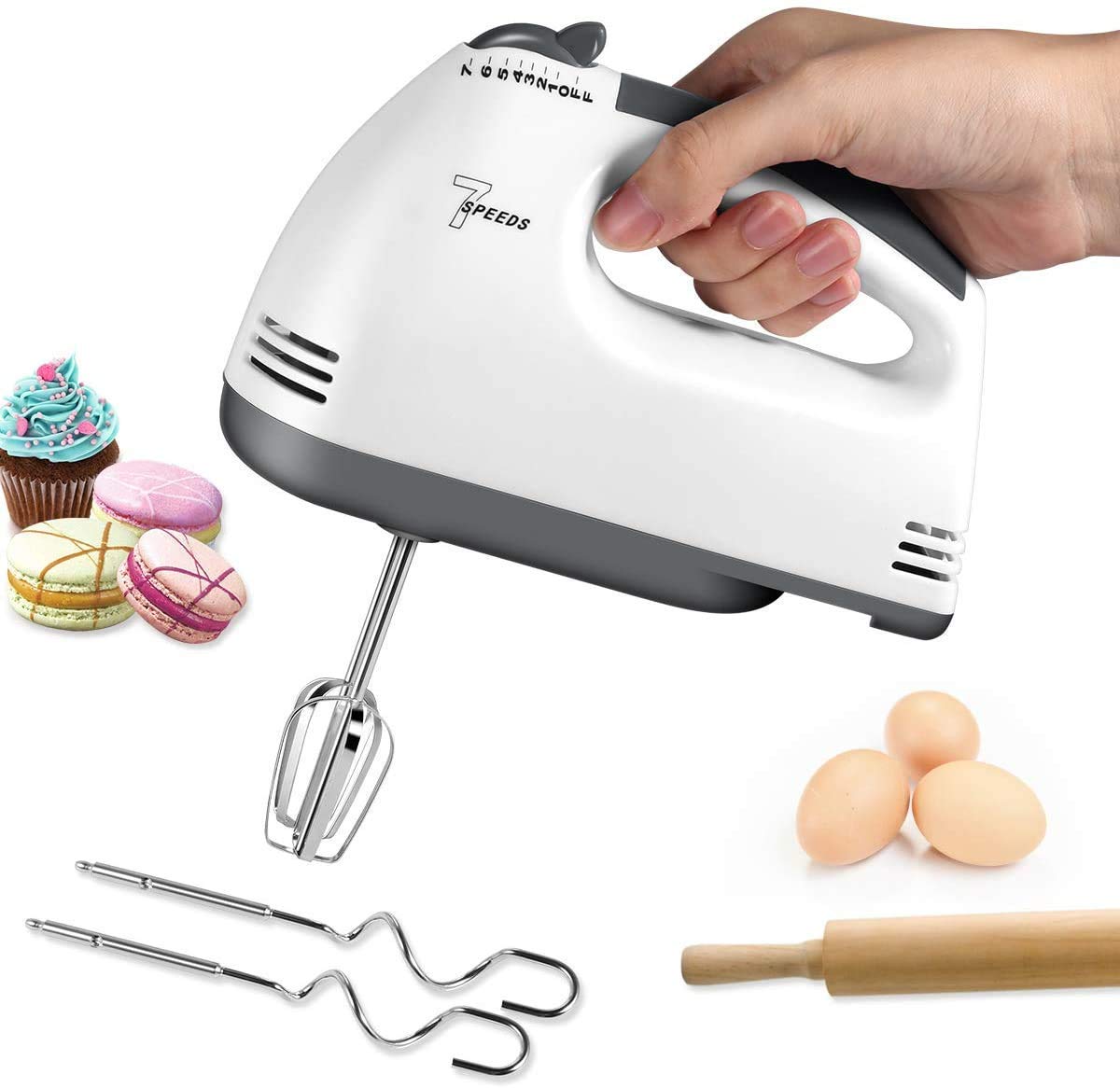 Buy YOSYO Scarlet Hand Mixer Beater Blender Electric Cream Maker for