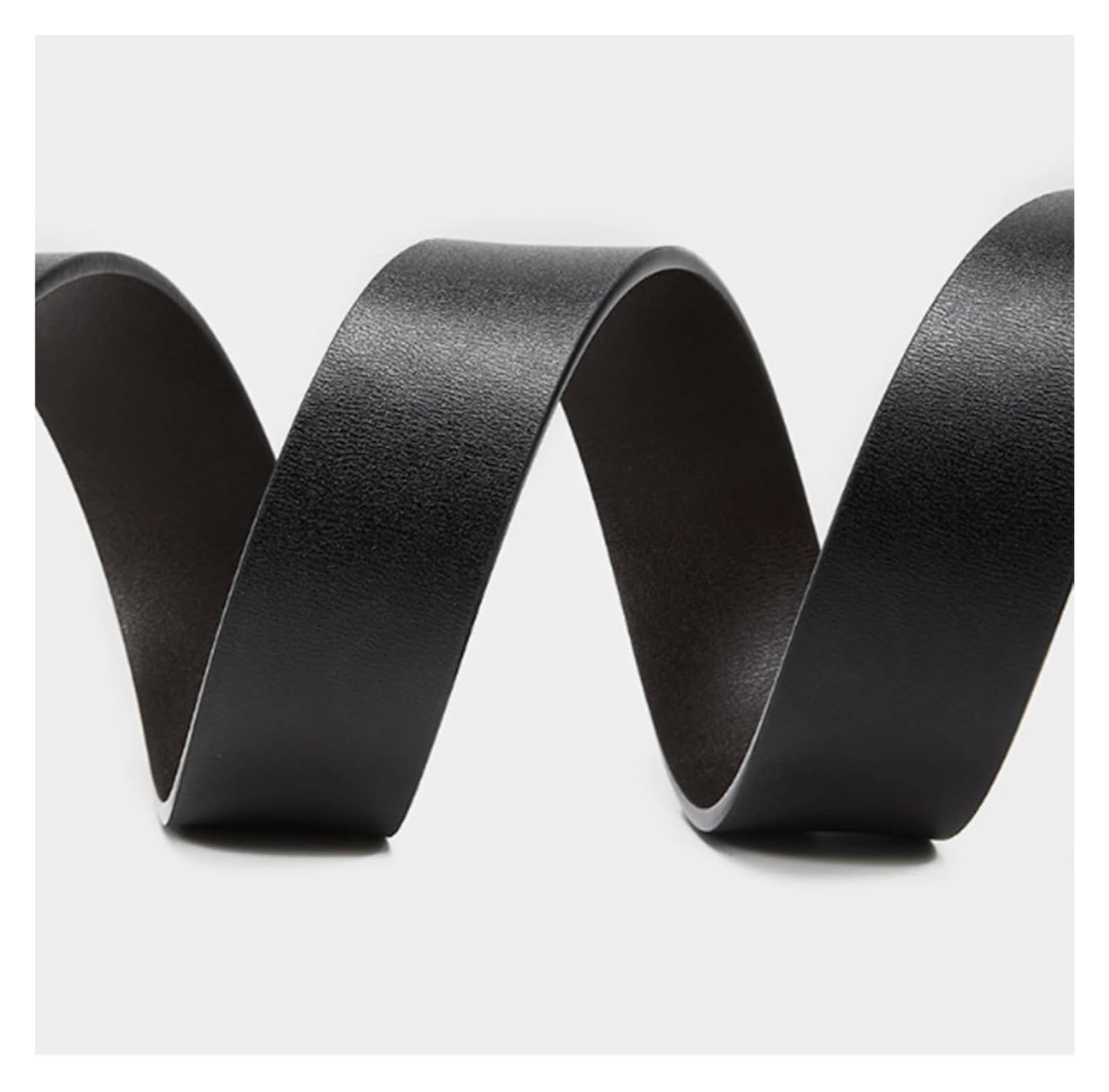 Cinturones de Hombre, Cinturones de Piel de Vaca for Vestir, Informales, de Golf y Vaqueros.(Brown,115cm)