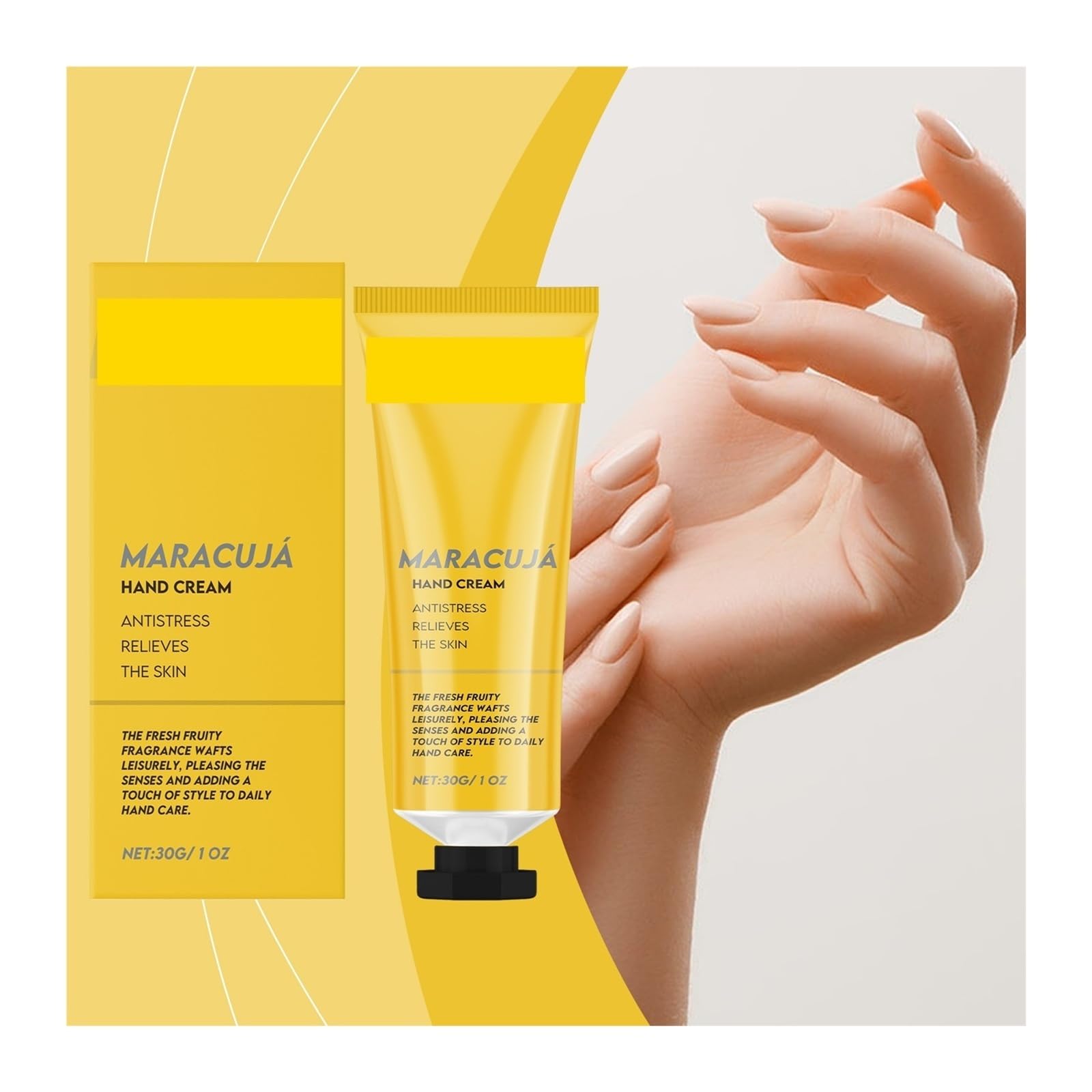 Crema Mani Leggera Alla Frutta 30g | Idratare e alleviare ruvidità e secchezza(2pcs)