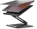 Native Union Desk Laptop Stand – Height Adjustable Ergonomic Computer Stand – Compatible with MacBook Air/Pro, iPad, Dell, HP, Lenovo, Microsoft Surface & Laptops & Tablets Up to 5kg (Sand Stone)