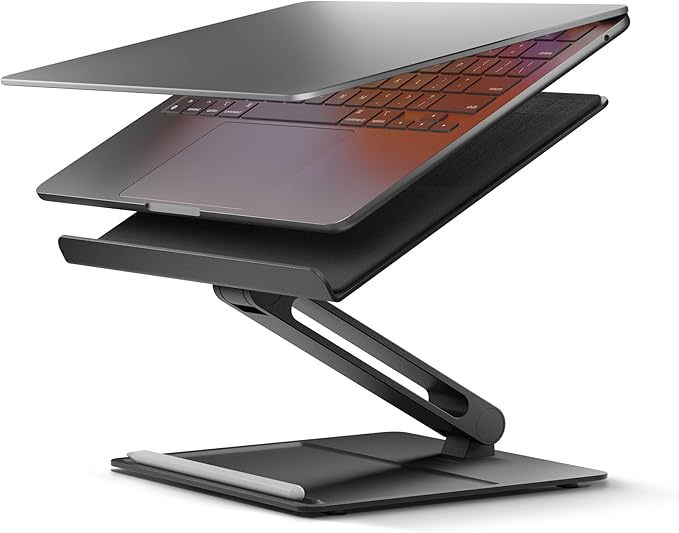 Native Union Desk Laptop-Ständer – höhenverstellbarer ergonomischer Computertisch – kompatibel mit MacBook Air/Pro, iPad, Dell, HP, Lenovo, Microsoft Surface und Laptops und Tablets (Schwarz) Native Union Desk Laptop-Ständer – höhenverstellbarer ergonomischer Computertisch – kompatibel mit MacBook Air/Pro, iPad, Dell, HP, Lenovo, Microsoft Surface und Laptops und Tablets (Schwarz)