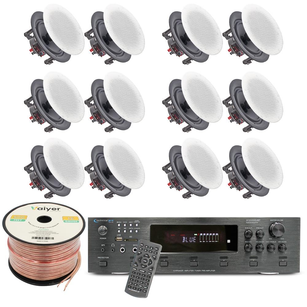 Ceiling Surround Sound System 2000W Bluetooth Home Theater System