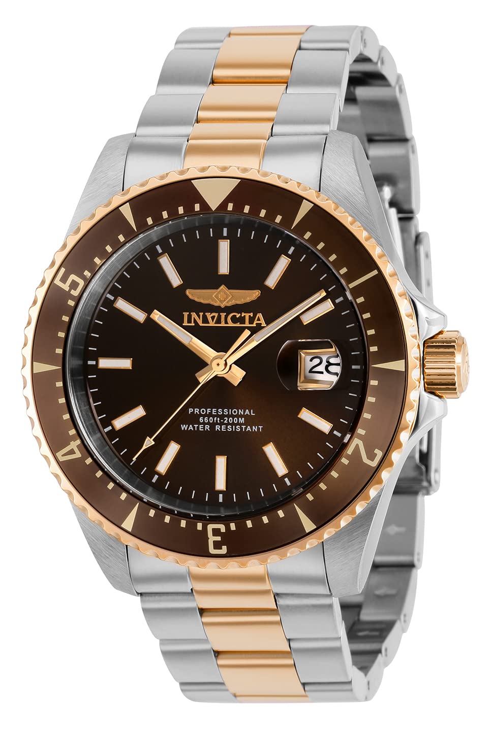 Invicta Stainless Steel Pro Diver Automatic Brown Dial Analog Watch - for Men 36795, Band Color-Brown (B0B926511T) Amazon Price History, Amazon Price Tracker