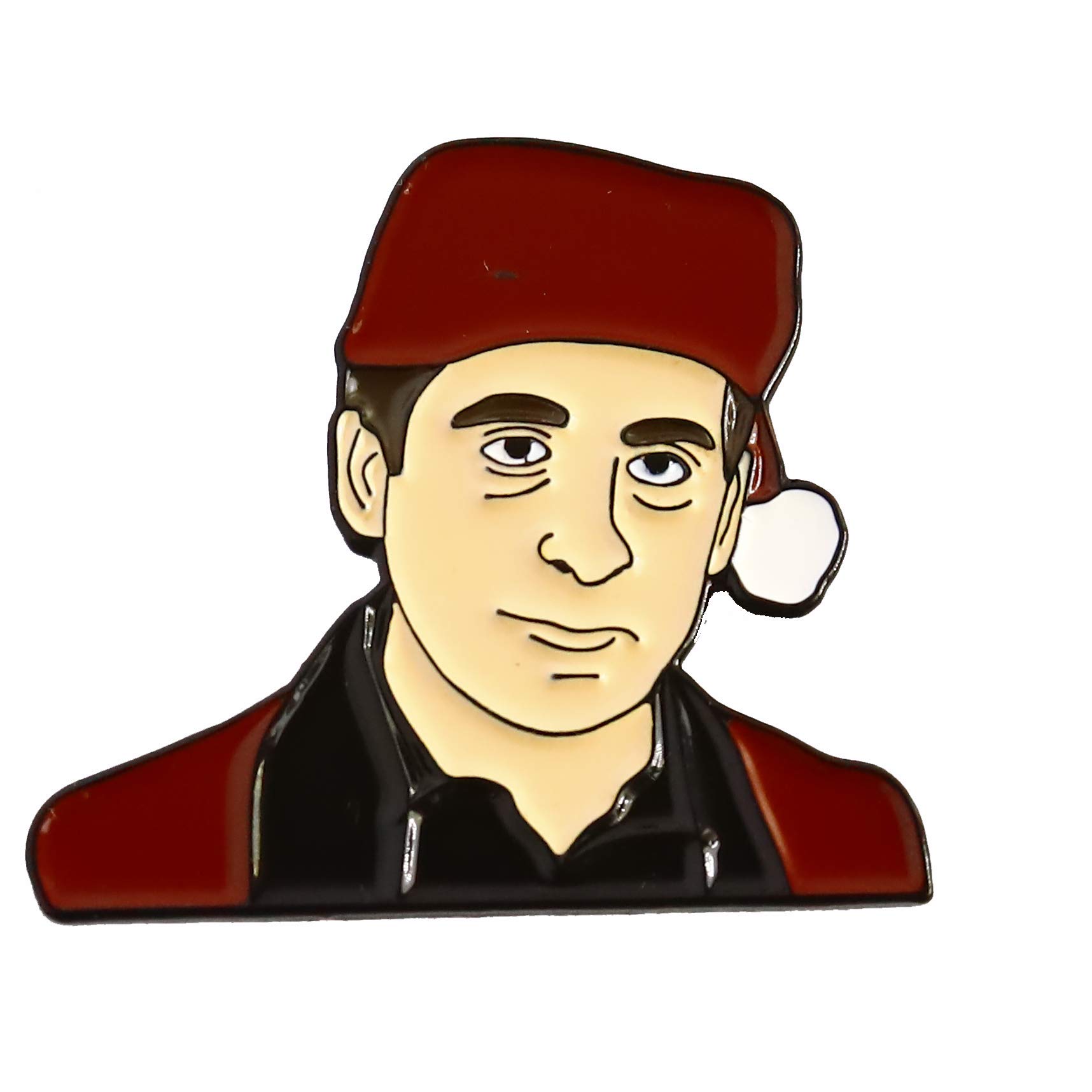 WizardPins Inspired by The Office Michael Scott Classy Santa Funny TV Series Enamel Lapel Pin