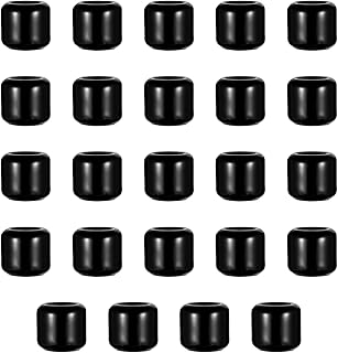 24 Pcs Black 0.7 Inch Diameter Ceramic Chime Ritual Spell Candle Holders, Great for Casting Chimes, Meditation, Rituals, Spells, Vigil, Witchcraft, Wiccan Supplies