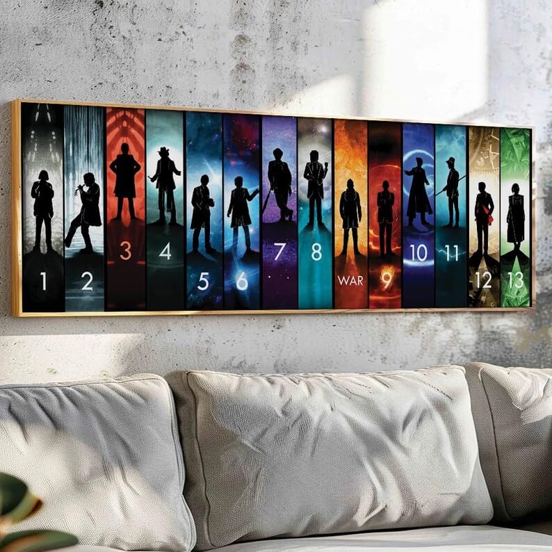 Peinture à l'huile sur toile pop culture geek TONGYINLI décol salon 50x100cm