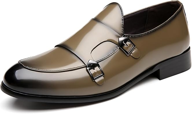 Mens Dress Oxford Shoes Slip On Causal Leather Shoes Fashion Walking Shoes Business Office Party Comfort Loafers