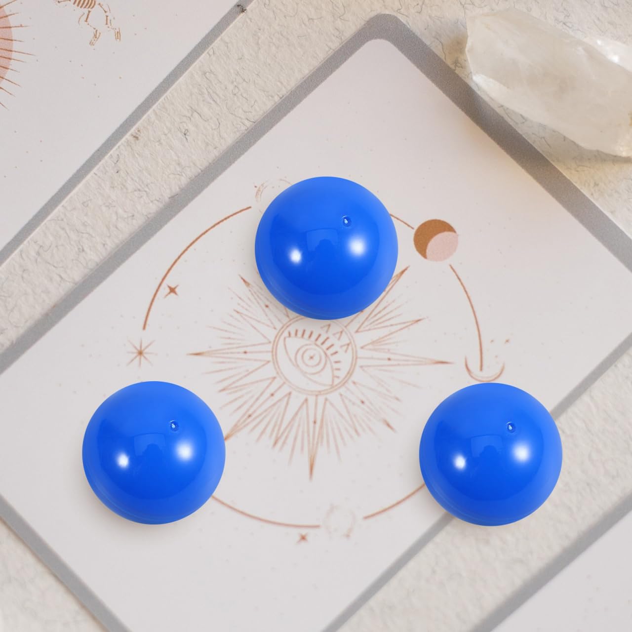 Cabilock 50pcs Plastic Bingo Balls: 3cm Raffle Balls Hollow Game Balls Lost Bingo Ball Replacements Great for Parties