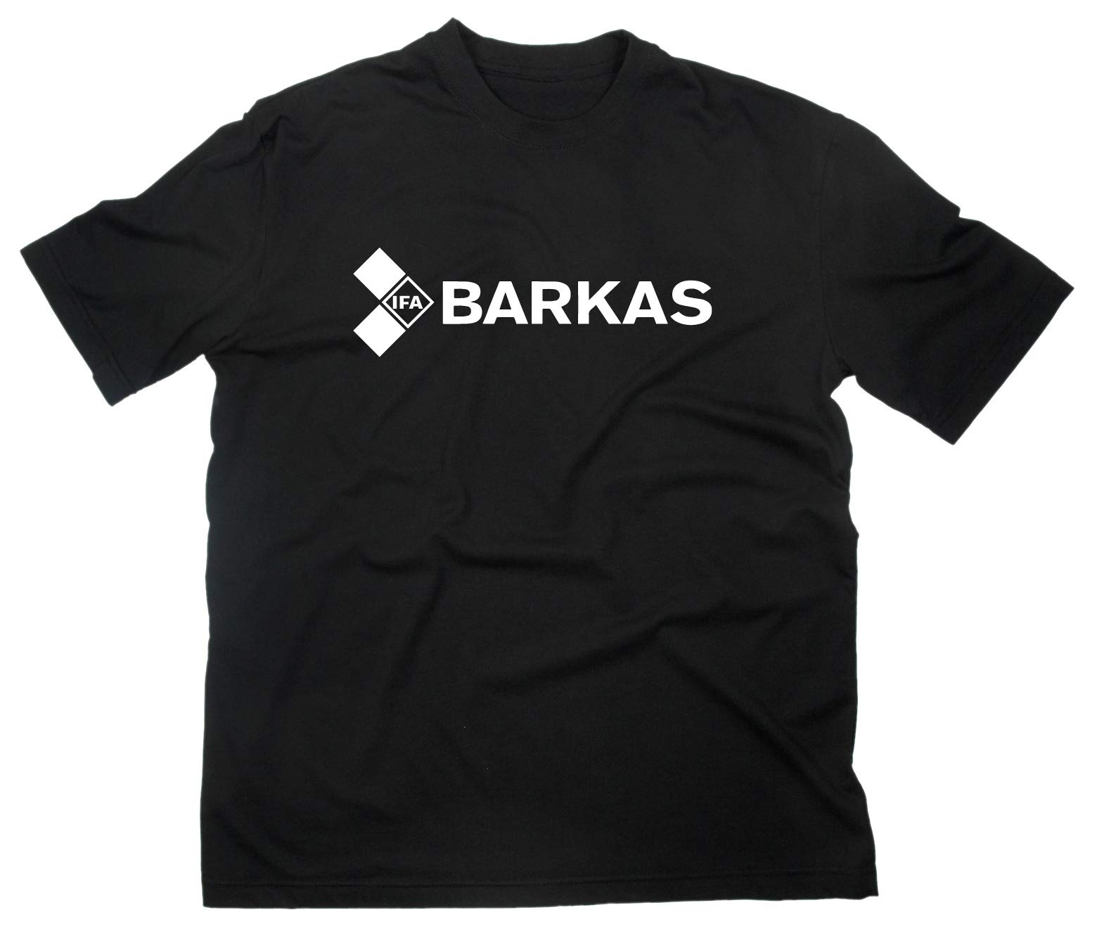 Styletex23 Men's Black #2 Barkas Ifa Veb Logo T-Shirt, Xxl,