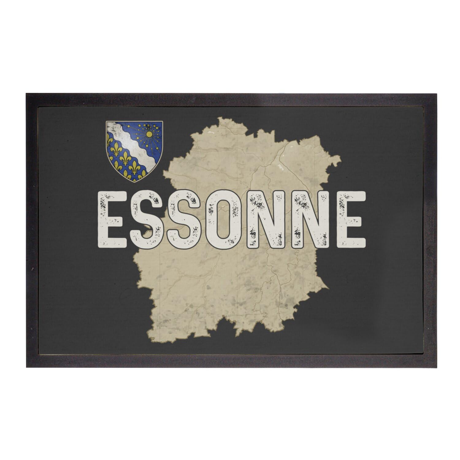 Paillasson Evry Essonne 91 carte ancienne cadeau crémaillère