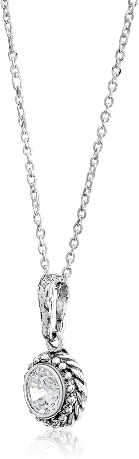 JEAN RACHEL JEWELRY 925 Sterling Silver Necklace for Women - Beaded Rope with Cubic Zirconia Vintage Design - Hypoallergenic, Lead & Nickel Free Jewelry - Handcrafted Statement Necklace - Image 3