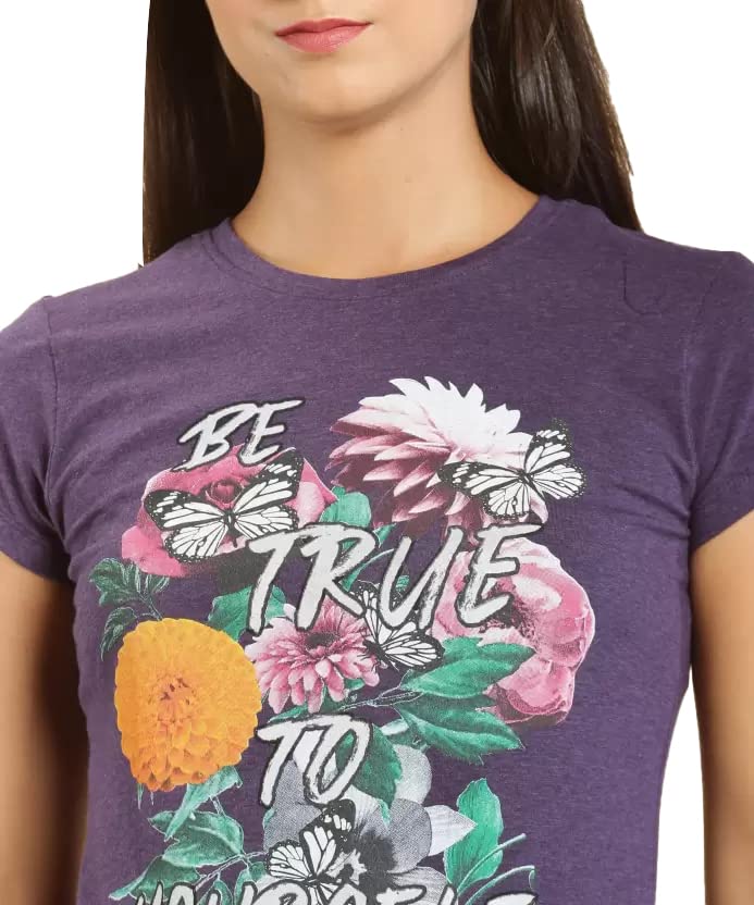 Image of Lyra Women's Cotton Regular Fit T-Shirt