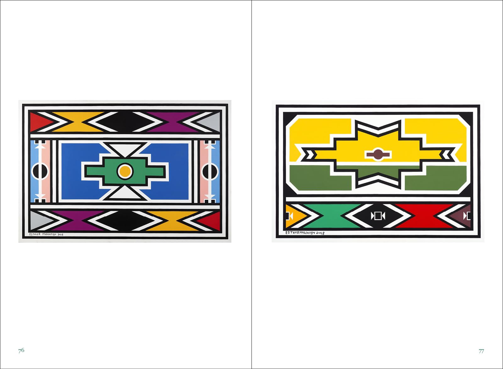 Esther Mahlangu /anglais