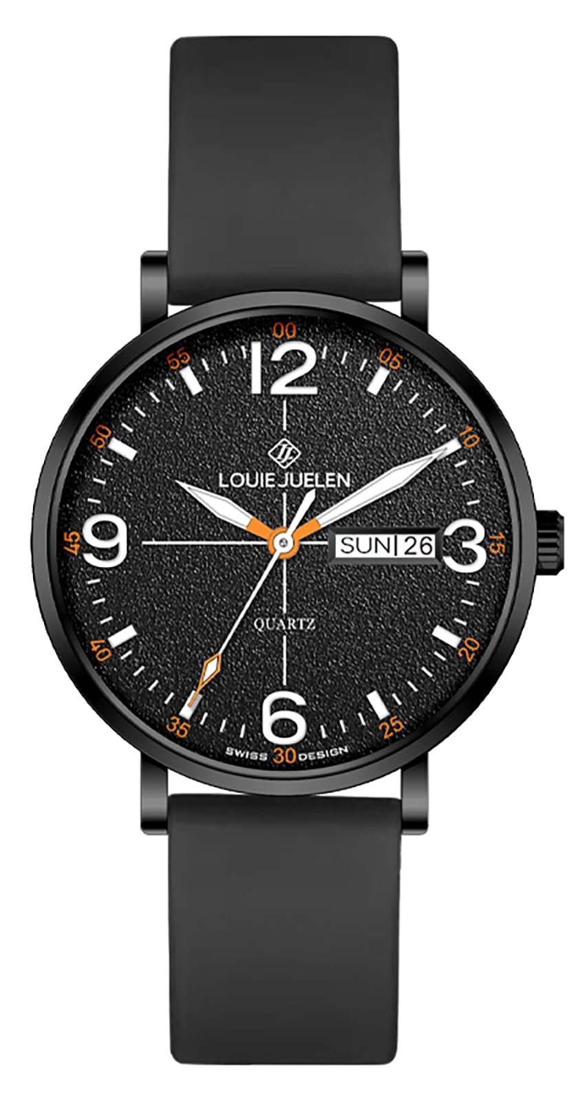BESTKANG Reloj digital minimalista de cuarzo para hombre, impermeable, casual, para adolescentes, diseño deportivo, correa de silicona duradera, perfecto para el uso diario y actividades al aire libre
