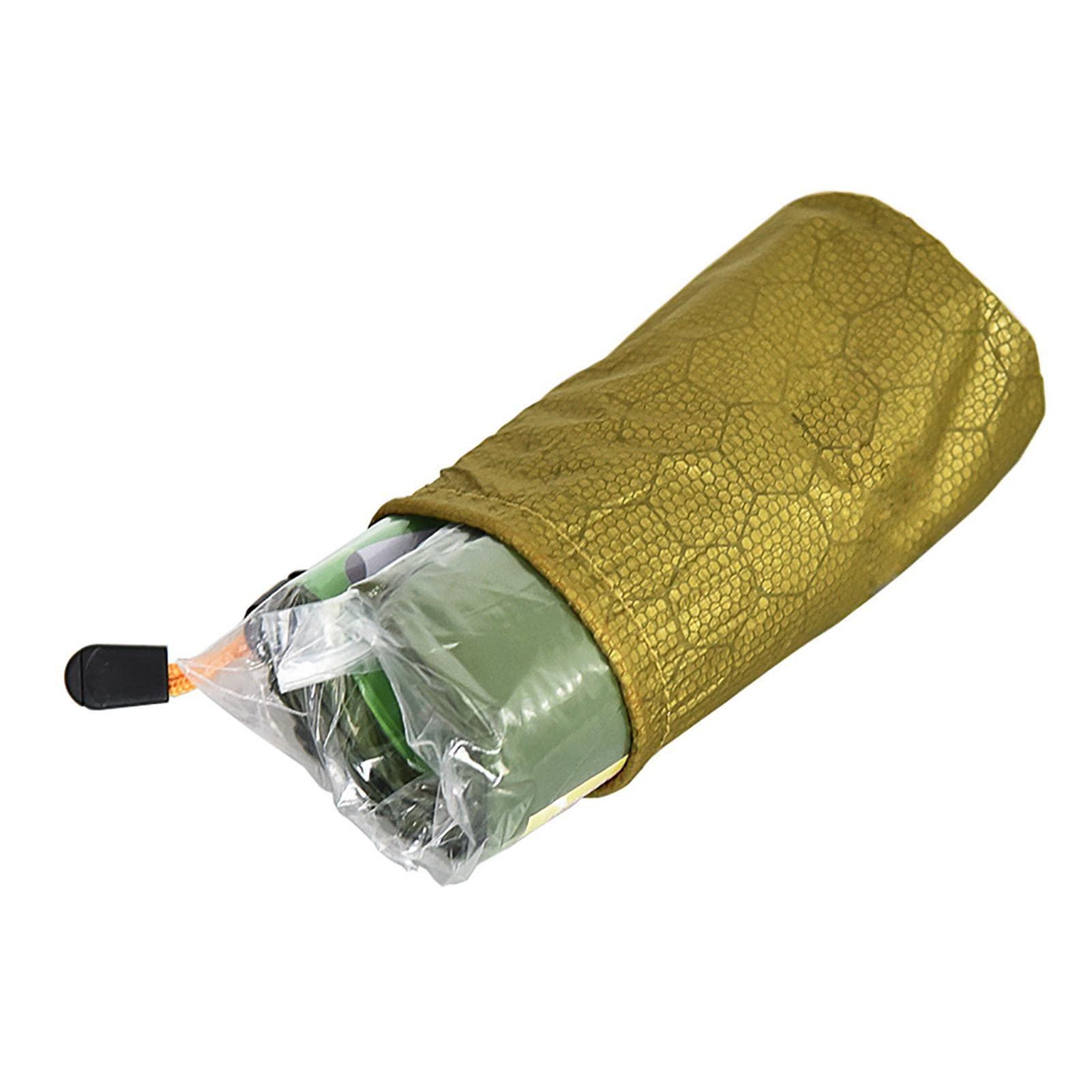 Sac De Couchage De Survie En Aluminium - Ultra Léger (124g) Et Compact - Parfait Randonnée Ou Camping Par Temps Froid