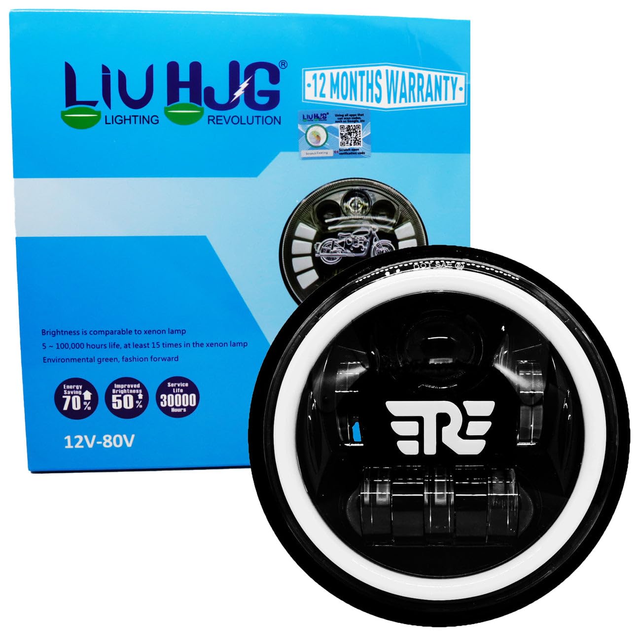 LIU HJG C-217 Yellow/White 90 Watt Headlight-image-32