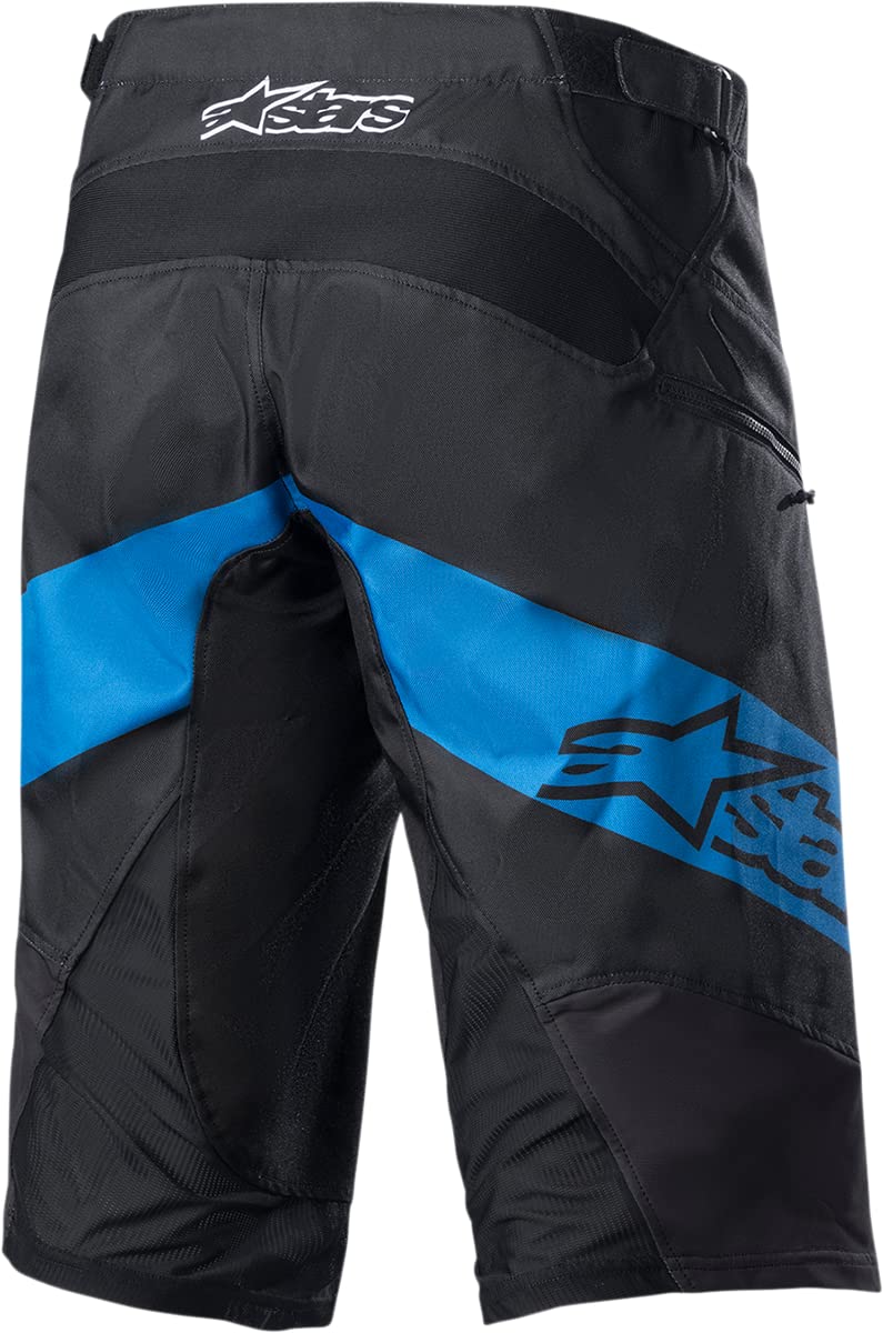 Alpinestars Racer Shorts, Black/Bright Blue, 36