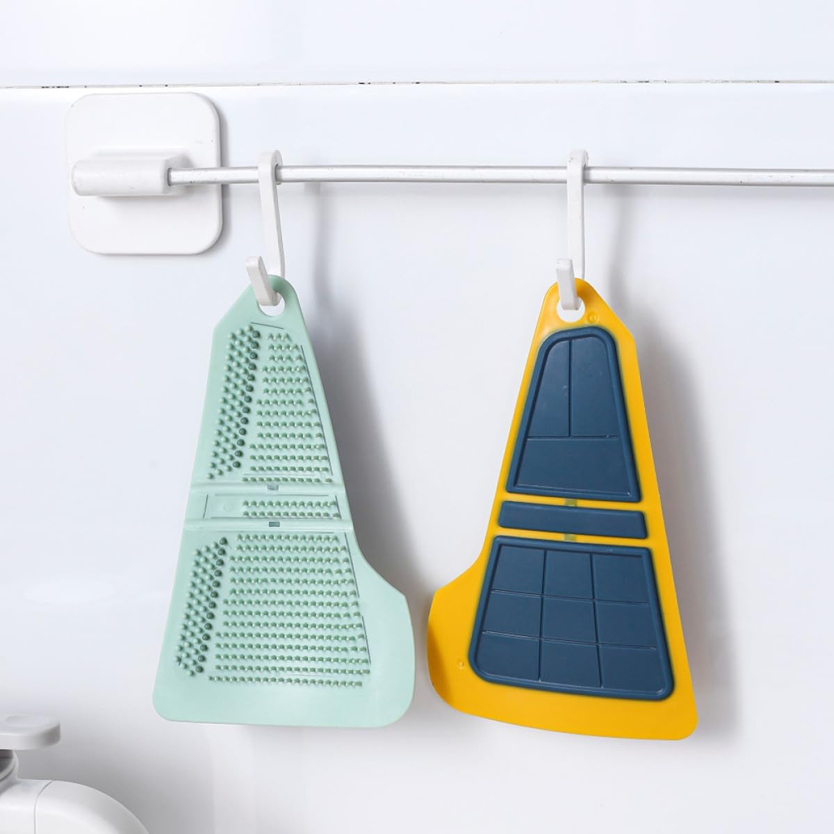 3pcs Bendable Vegetable Cleaning Brush Set with Seam Scrubber for Kitchen and Fruit Multi-Purpose Household Cleaning