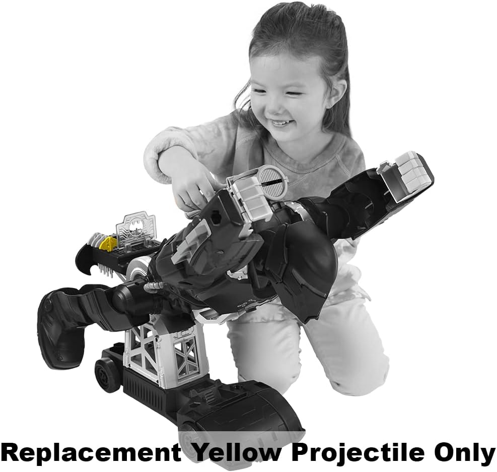 Imaginext Replacement Part DC Super-Friends Bat-Tech Batbot Playset ~ GWT23 - Replacement Yellow Projectile