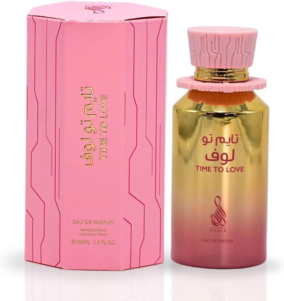 RISALA Time To Love EDP Spray 100ML (3.4 OZ) Immerse Yourself In The Luxurious Floral Elegance Of This Fragrance.