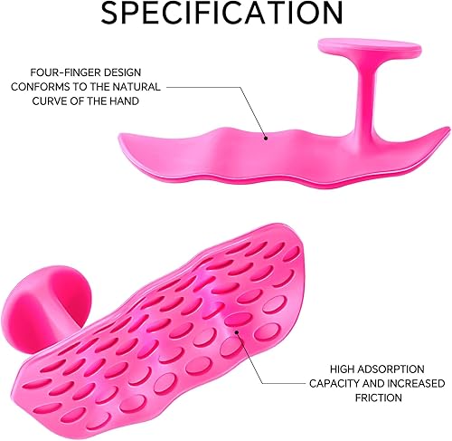 Miniatura 3 de Guantes de gimnasio antideslizantes sin dedos, agarres de goma para levantamiento de pesas para hombres y mujeres, agarres de protección de palma