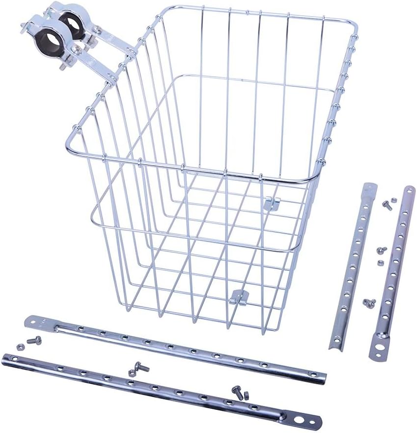 Wald Unisex Adult 1352 Medium Plus Basket Front Basket - Silver, NA
