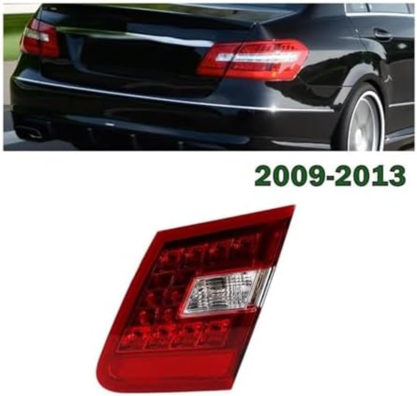Dla mercedes-benz, dla klasy E, dla W212 Sedan światło tylne ostrzegawcze lampka sygnalizacyjna hamulca montaż zewnętrzny zespoły tylne samochodu obróć Wskaźnik lusterka (09 Inner Right)