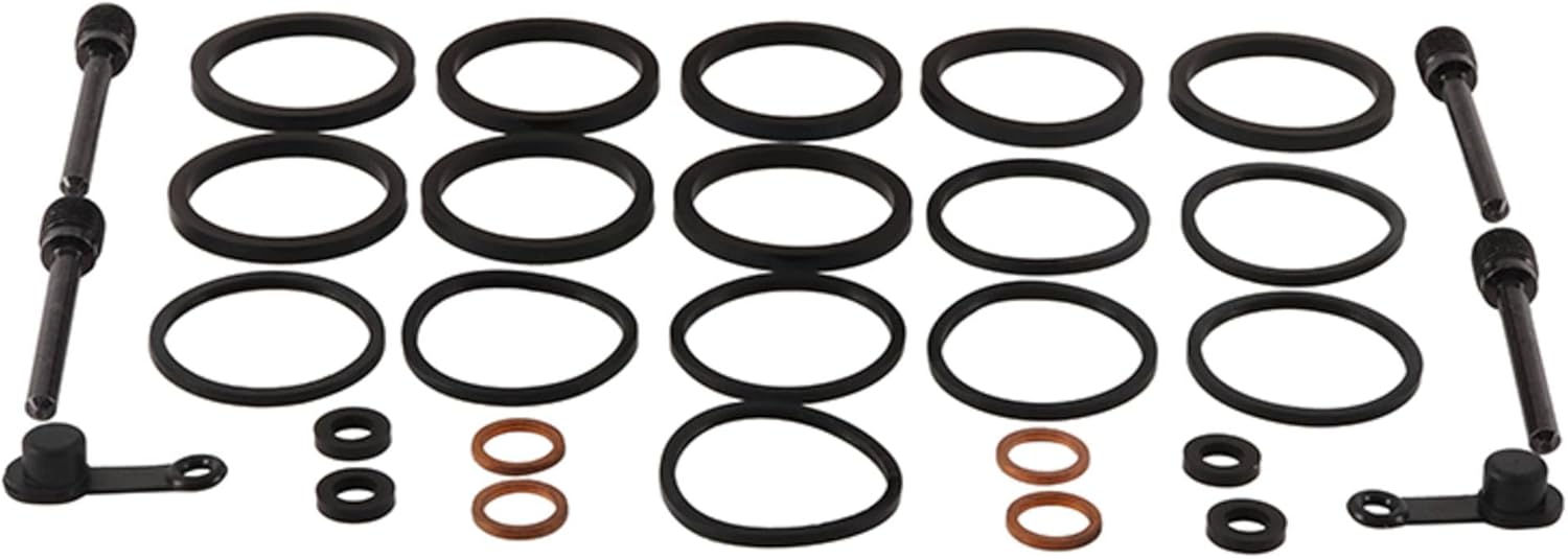 New All Balls Racing Front Caliper Rebuild Kit 18-3145 Compatible With/Replacement For Kawasaki ZX 6R 03-04