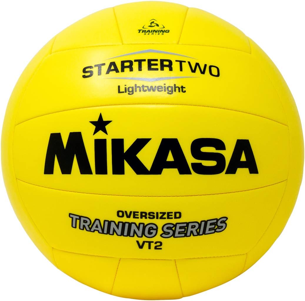 Mikasa Starter Two 7 Ounce Oversized Volleyball , Yellow