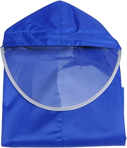 Miniatura 8 de Sosoport Poncho de ciclismo para hombres y mujeres impermeable unisex a prueba de viento con capucha y cubierta de scooter de movilidad