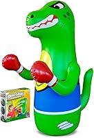 47" PreferredToys Inflatable Dinosaur Punching Bag for Kids - Durable Bounce-Back Boxing Bag, Indoor Outdoor Toddler Play Toy