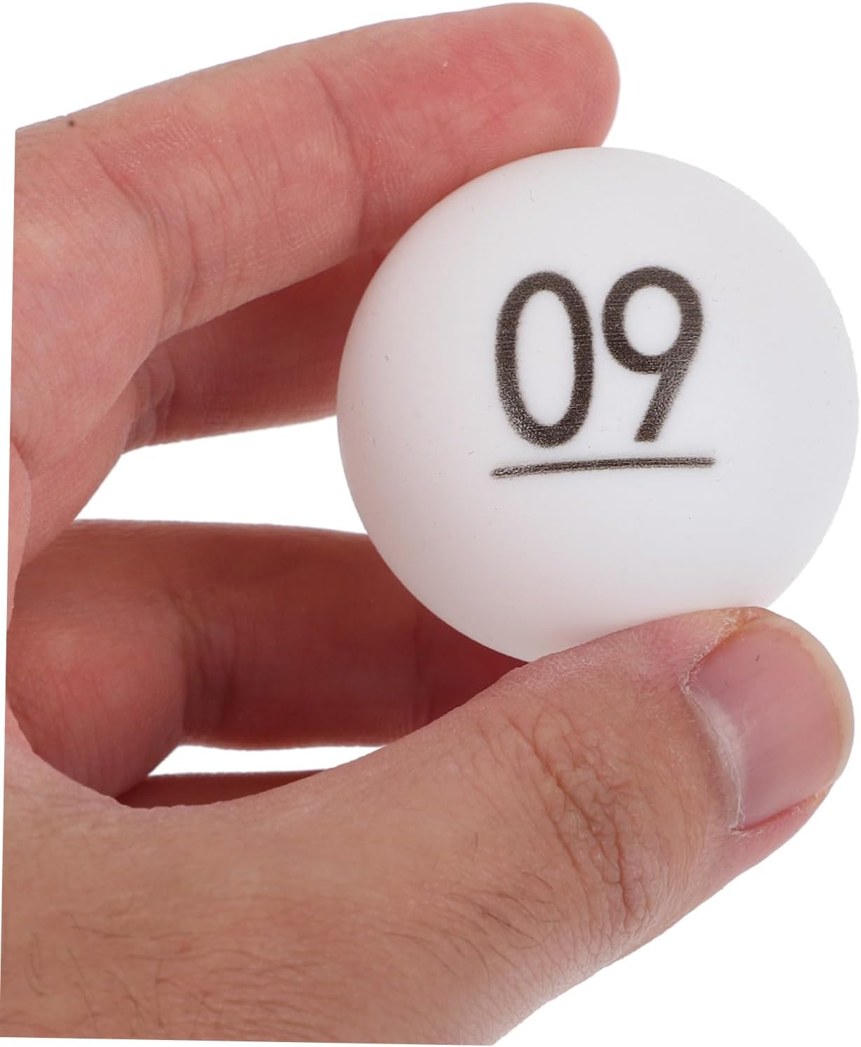 PRETYZOOM 50pcs Lottery Balls White Raffle Balls Sturdy Fade-resistant for Parties