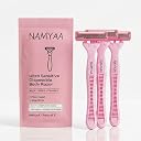Namyaa Disposable Body Razors for Men & Women – Pack of 3 | Quick & Effortless Hair Removal | Premium Stainless Steel Blades | Smooth Finish | Safe, Hygienic & Skin-Friendly | Ideal for Full Body Grooming gallery image