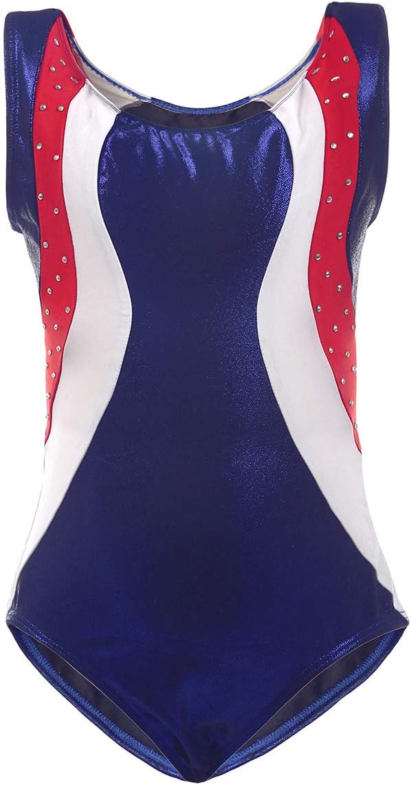 Dancina Gymnastics Leotards for Girls Sparkle Designs & Solid Colors