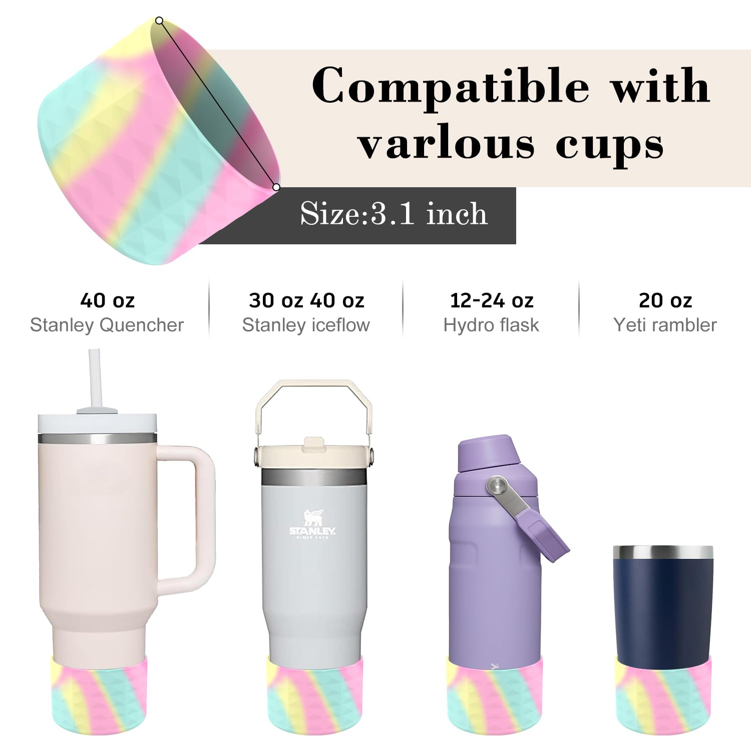 Amazon.co.jp: Baoyemes 保護シリコンボトルカバーセット Stanley