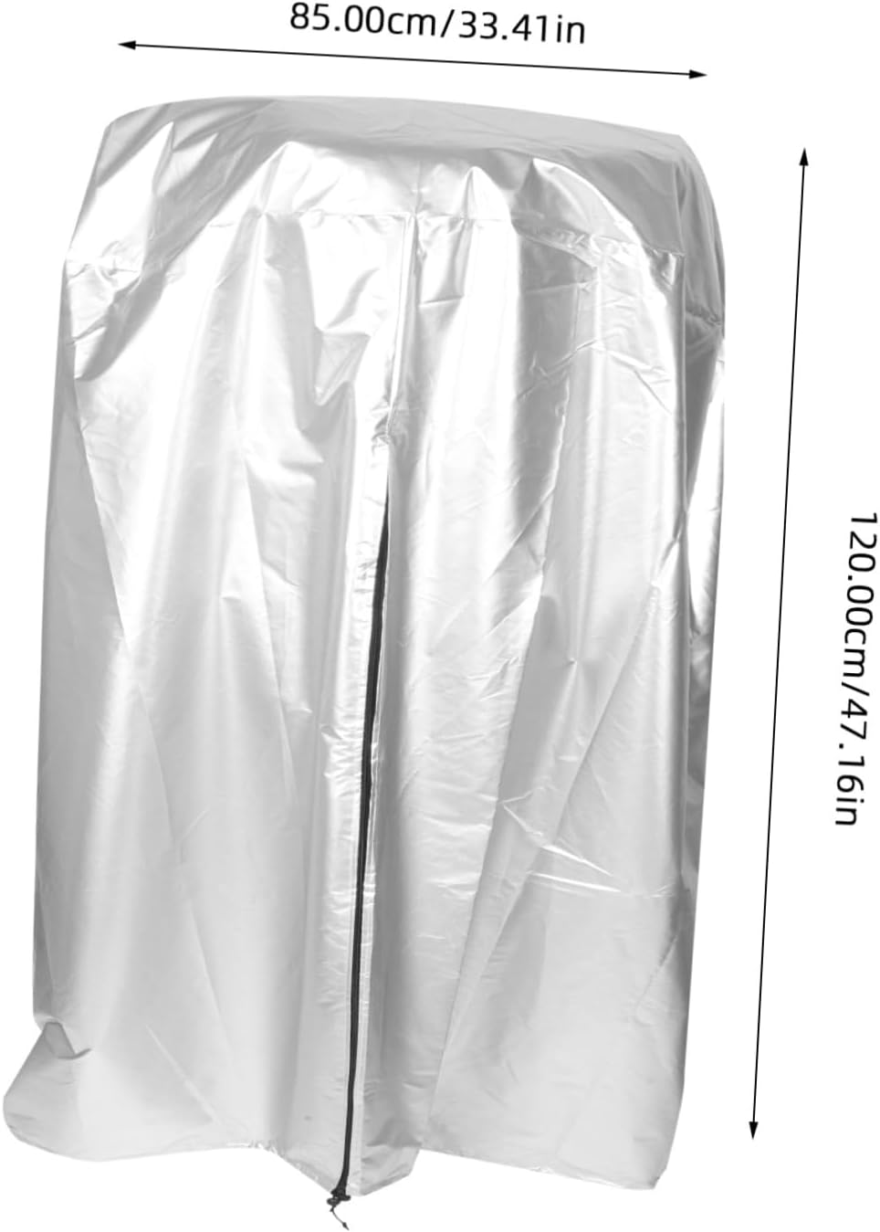 4 Pack Silver Tire Covers Zipper, 210d Waterproof Outdoor