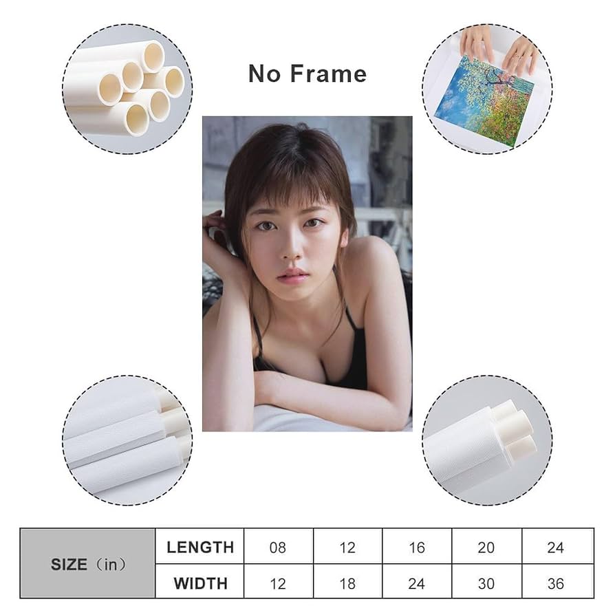 Amazon.co.jp: 小芝風花 写真ポスター (143) キャンバス 芸術