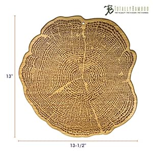 Totallybamboo13treeoflifecuttingandserving100bamboolaseretchedartofendangeredandexoticanimals58thickboard  Urban Country Home Decor Totally bamboo 13 tree of life cutting and serving 100 bamboo laser etched art of endangered and exotic animals 58 thick board  urban country home decor