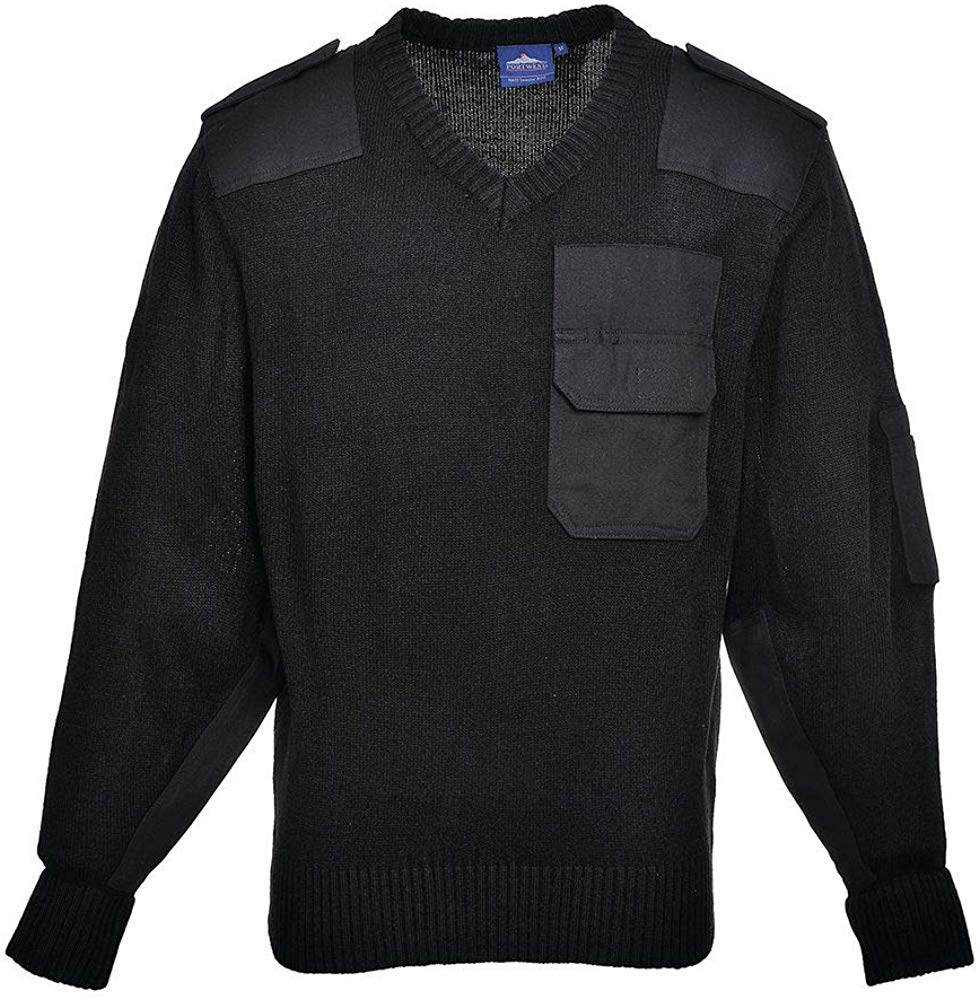 Portwest Nato Sweater, Colorblack Talla Large - 4