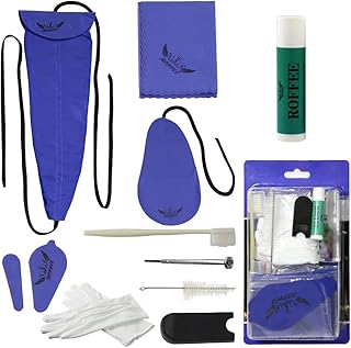 Saxophon-Saxophon-Reinigungsset, Wartungsset, Korkfett, Tupfer, Reinigungstuch, Daumenstütze, Mundstückbürste und mehr